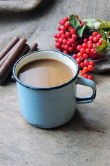 Cocoa and cookies