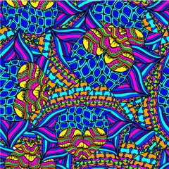 Abstract background of geometrical patterns drawing