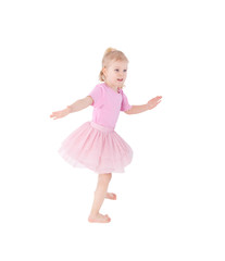 young girl dancing
