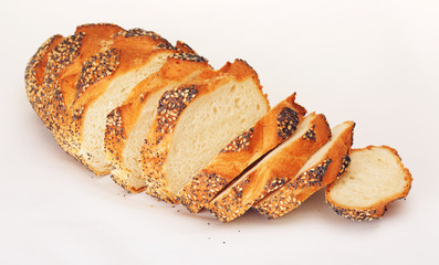 Sliced White Bread With Poppy