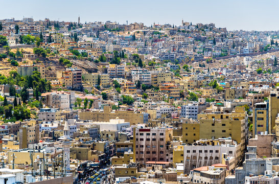 Cityscape of Amman, Jordan