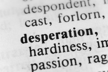 Obraz premium Desperation
