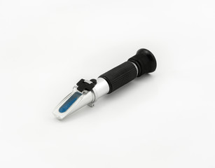 Isolated refractometer on white background
