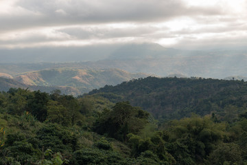 Mountain and sky,Prachinburi thailand