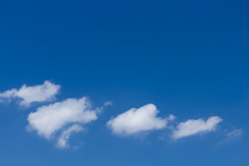 Beautiful Bright and Clear with white Could