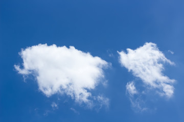 Fototapeta premium Beautiful Bright and Clear with white Could