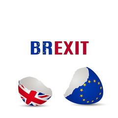 Brexit Cracked eggs