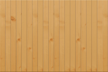 Walls, light wood vertical drop.