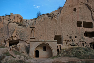 Fairy chimneys in Cappadocia, Turkey