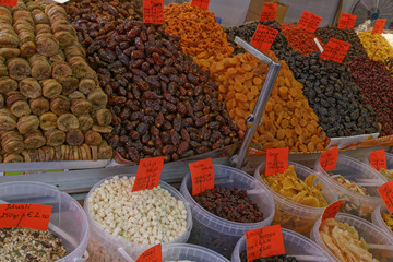 nut and dry fruits sales stall