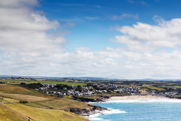 View from the costal path near Polzeath