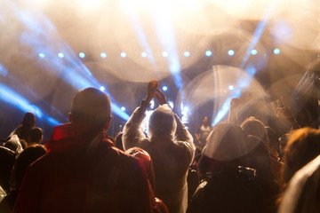 Fototapeta premium Crowd at concert