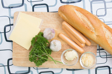 Ingredient of sausage bread