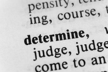 Determine