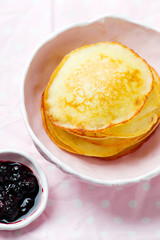 Cornmeal pancakes
