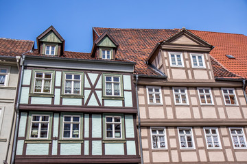 Fototapeta na wymiar Historische Altstadt - Fachwerkhäuser
