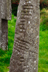 Ogham stone, Kilkalmedar, Ireland