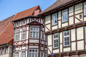 Fototapeta na wymiar Historische Altstadt - Fachwerkhäuser