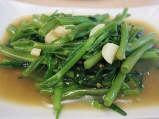 Stir Fried Chinese Morning Glory