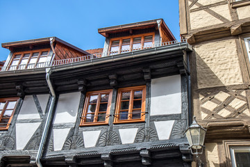 Alter Fachwerkhäuser, Harz, Deutschland