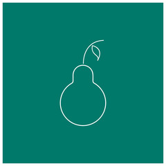 Pear icon Vector Illustration Image Web Material icon