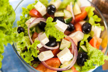 Delicious greek salad