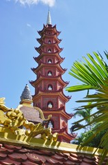 The Tran Quoc Pagoda in Hanoi, Vietnam