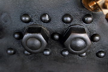 Screws as part of the steam engine