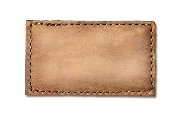 Blank jeans label