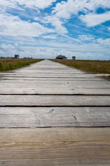 Fototapeta premium Strandsteg Böhler Strand