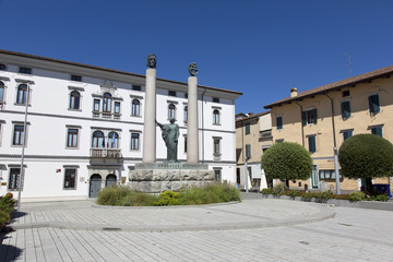 Fototapeta na wymiar Cividale del Friuli Foro Giulio Cesare Square