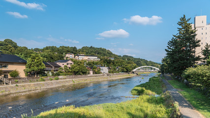 Fototapeta na wymiar 古都金沢　浅野川の風景