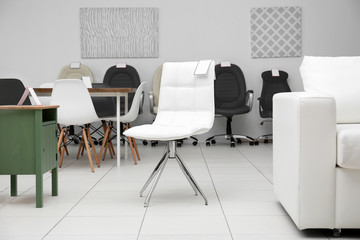 Modern furniture store