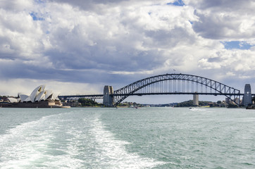 Opera House, Harbor Bridge,Sydney, Australia