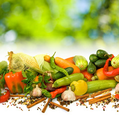 image of different vegetables close-up