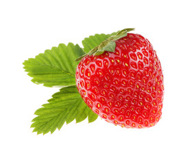 Strawberry, isolated on white