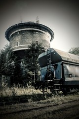 Wagon, Wieża Ciśnień, Węzeł kolejowy © kaukas