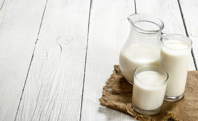 Fresh jug milk.