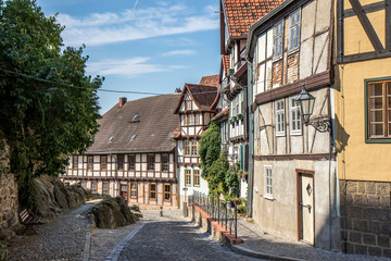 Häuserfront Fachwerk Architektur