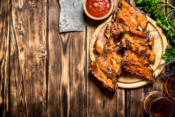 Cutting ax to the ribs