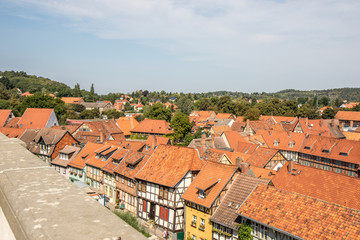 Fototapeta na wymiar Historischer Stadtkern, Fachwerk Häuser