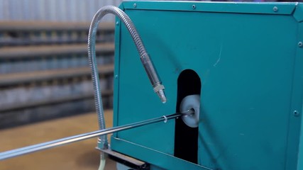 Work on the production of heating equipment factory