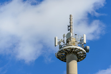 Telecommunication tower.