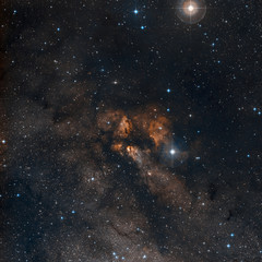 Fototapeta na wymiar Stars nebula in space.