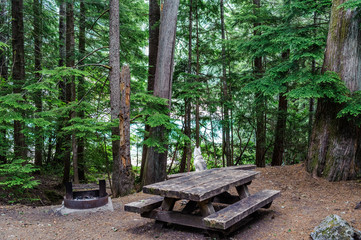  campsite of  of North Cascades National Park
