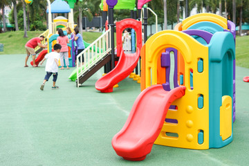 Colorful playground for kids