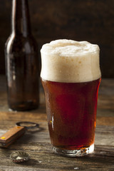 Refreshing Brown Ale Beer
