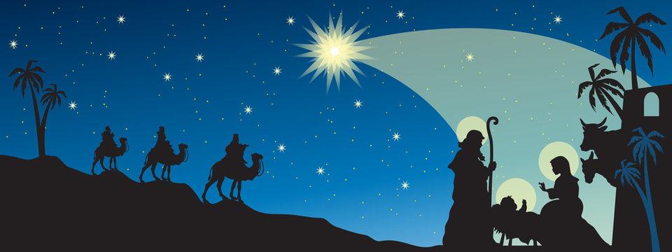 Header with Nativity