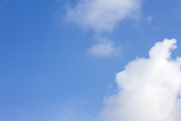 Blue sky and cloud
