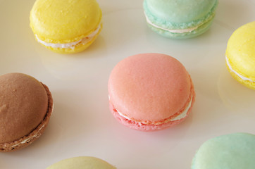 カラフルなマカロン